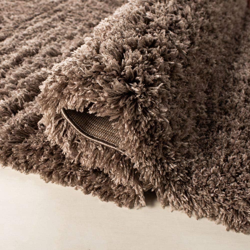 image:imageSAFAVIEH Polar Shag Collection Area Rug 51 x 76 Light Turquoise Solid Glam Design NonShedding amp Easy Care 3inch Thick Ideal for High Traffic Areas in Living Room Bedroom PSG800TMushroom