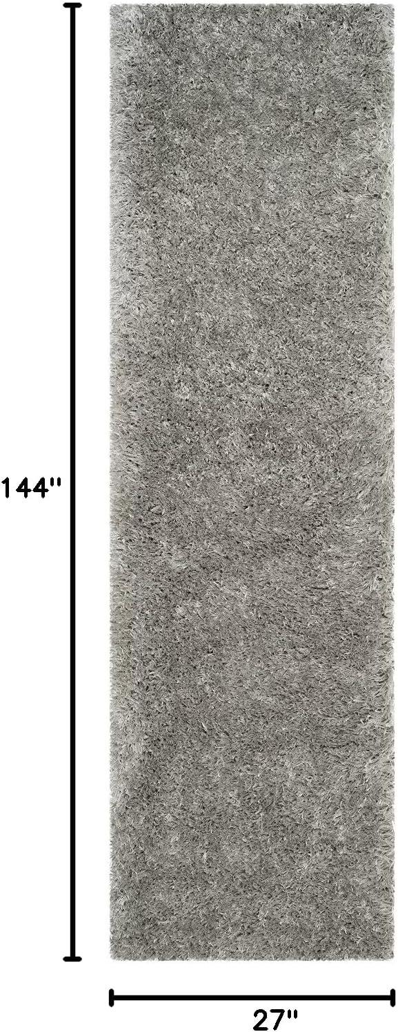 image:imageSAFAVIEH Polar Shag Collection Area Rug 51 x 76 Light Turquoise Solid Glam Design NonShedding amp Easy Care 3inch Thick Ideal for High Traffic Areas in Living Room Bedroom PSG800TSilver