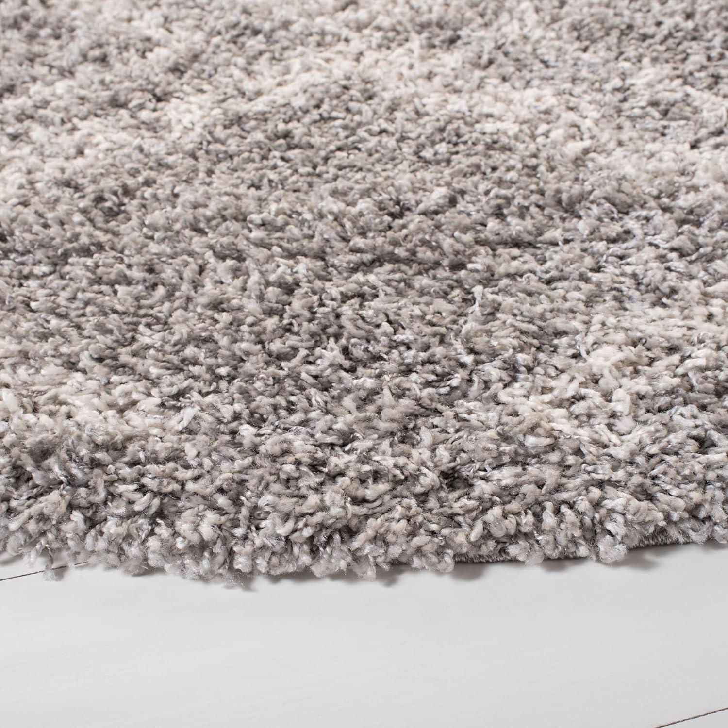 image:imageSAFAVIEH Pro Luxe Shag Collection Area Rug 5 x 8 Blue amp Creme Moroccan Boho Tassel Design NonShedding amp Easy Care 24inch Thick Ideal for High Traffic Areas in Living Room Bedroom PLX432LGreyCream