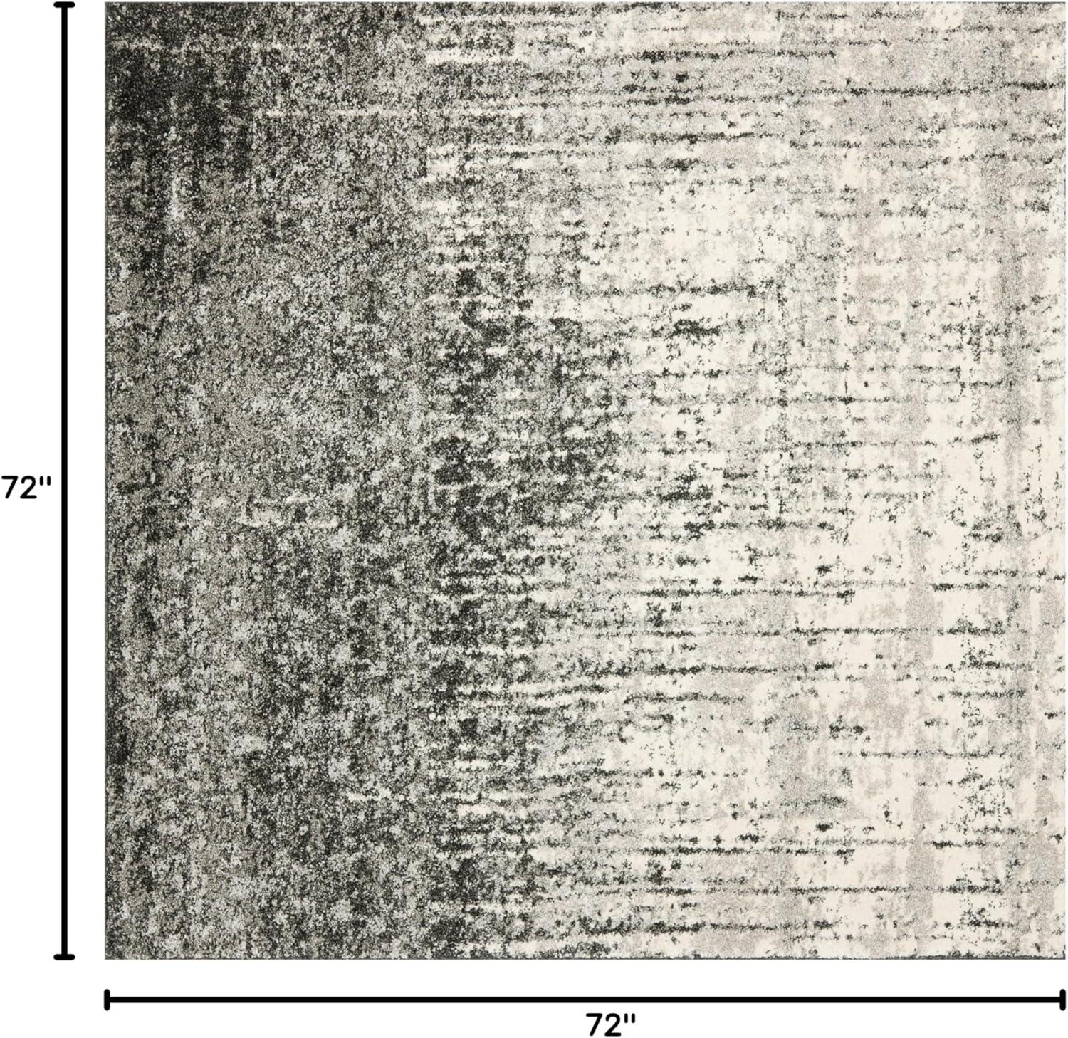 image:imageSAFAVIEH Retro Collection Area Rug 8 x 10 Black amp Light Grey Modern Abstract Design NonShedding amp Easy Care Ideal for High Traffic Areas in Living Room Bedroom RET27709079BlackLight Grey