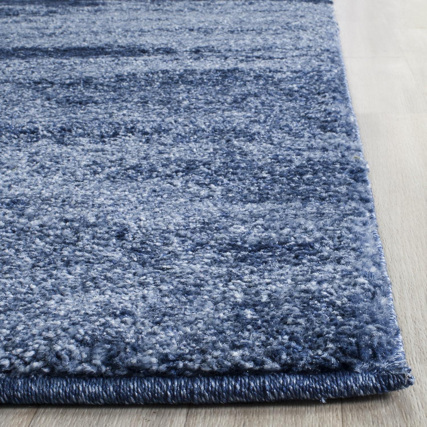 image:imageSAFAVIEH Retro Collection Area Rug 8 x 10 Black amp Light Grey Modern Abstract Design NonShedding amp Easy Care Ideal for High Traffic Areas in Living Room Bedroom RET27709079Light BlueBlue