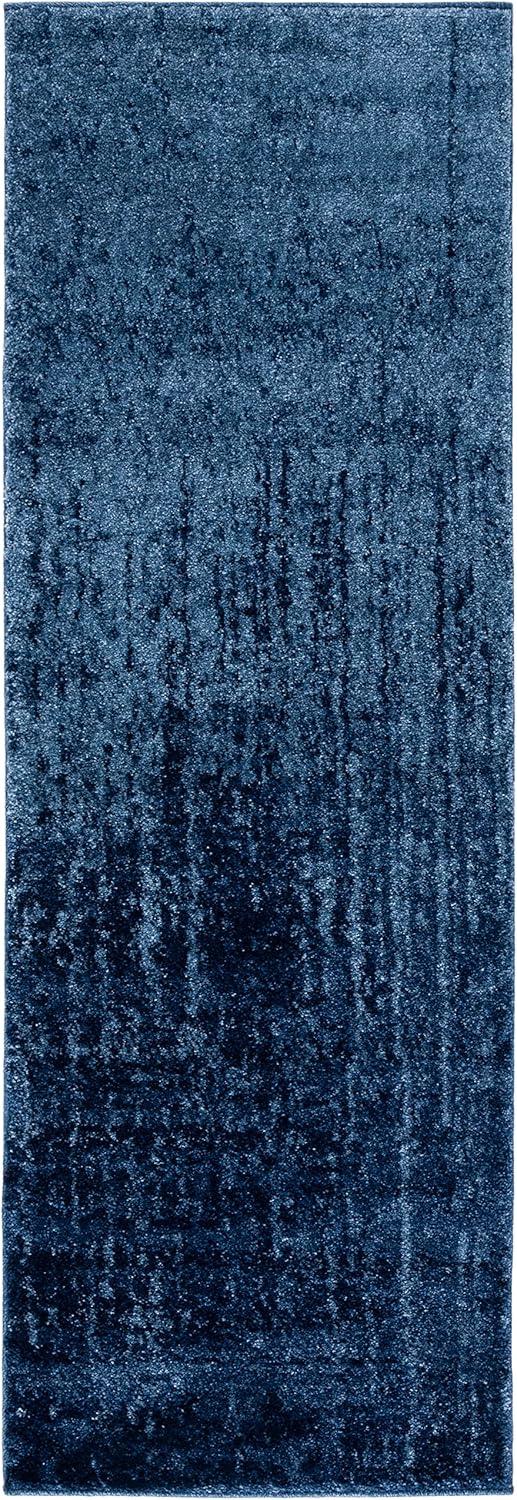 image:imageSAFAVIEH Retro Collection Area Rug 8 x 10 Black amp Light Grey Modern Abstract Design NonShedding amp Easy Care Ideal for High Traffic Areas in Living Room Bedroom RET27709079Light BlueBlue