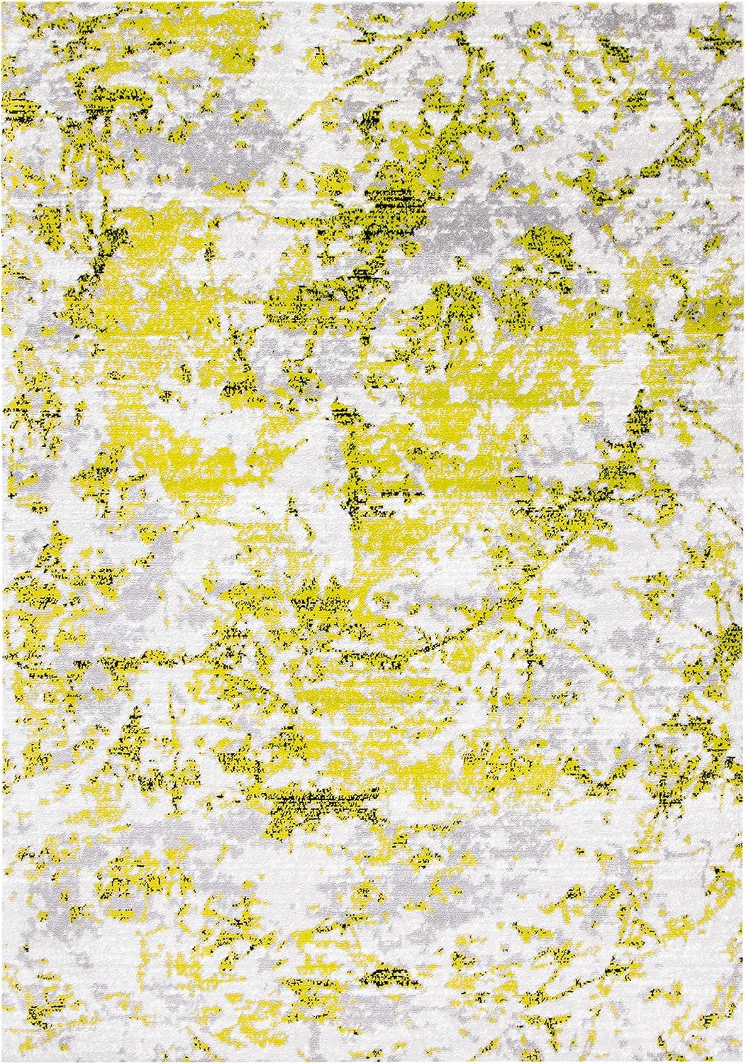 image:imageSAFAVIEH Skyler Collection 8 x 10 BlueIvory SKY186M Modern Abstract NonShedding Living Room Bedroom Dining Home Office Area RugGreyGreen