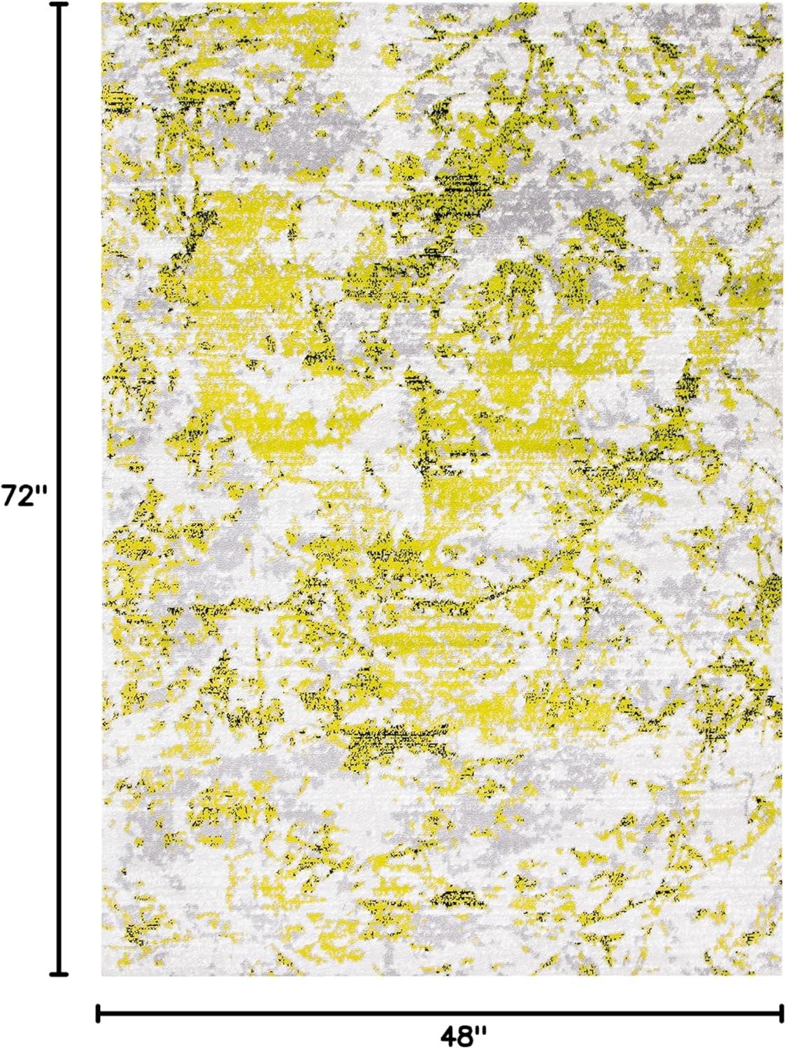 image:imageSAFAVIEH Skyler Collection 8 x 10 BlueIvory SKY186M Modern Abstract NonShedding Living Room Bedroom Dining Home Office Area RugGreyGreen