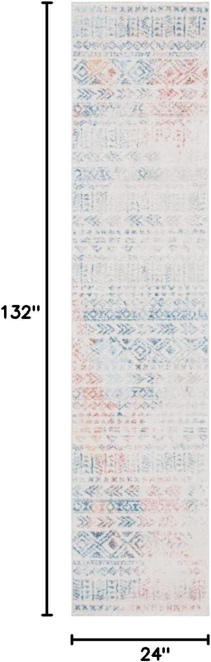 image:imageSAFAVIEH Tulum Collection Area Rug 53 x 76 Dark Grey amp Ivory Moroccan Boho Distressed Design NonShedding amp Easy to Clean Ideal for Living Room Bedroom Dining Space TUL263FIvoryTerracotta