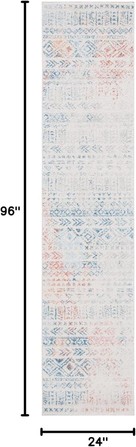 image:imageSAFAVIEH Tulum Collection Area Rug 53 x 76 Dark Grey amp Ivory Moroccan Boho Distressed Design NonShedding amp Easy to Clean Ideal for Living Room Bedroom Dining Space TUL263FIvoryTerracotta