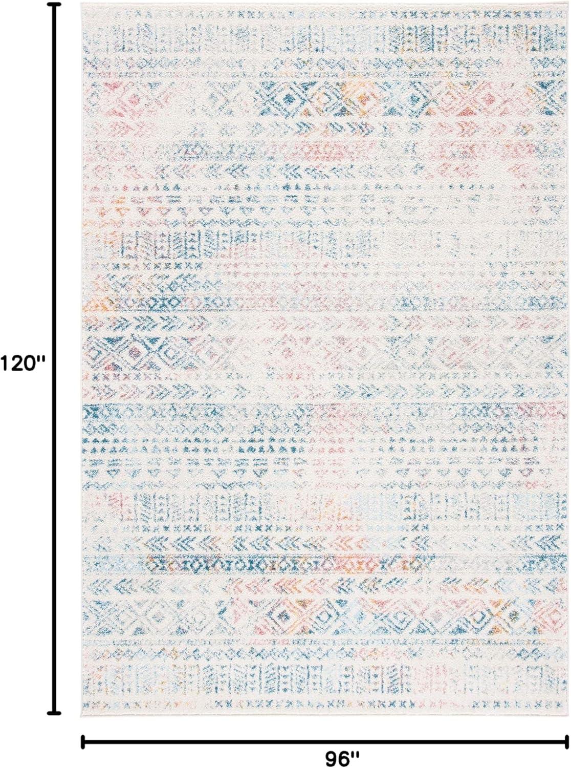 image:imageSAFAVIEH Tulum Collection Area Rug 53 x 76 Dark Grey amp Ivory Moroccan Boho Distressed Design NonShedding amp Easy to Clean Ideal for Living Room Bedroom Dining Space TUL263FIvoryTerracotta