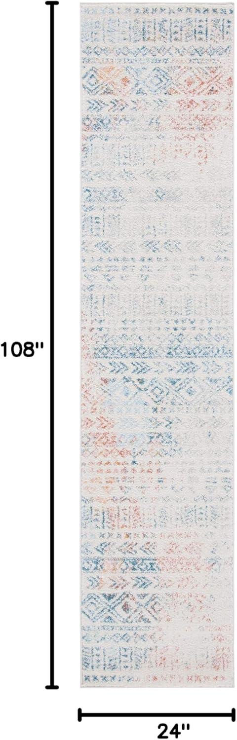 image:imageSAFAVIEH Tulum Collection Area Rug 53 x 76 Dark Grey amp Ivory Moroccan Boho Distressed Design NonShedding amp Easy to Clean Ideal for Living Room Bedroom Dining Space TUL263FIvoryTerracotta