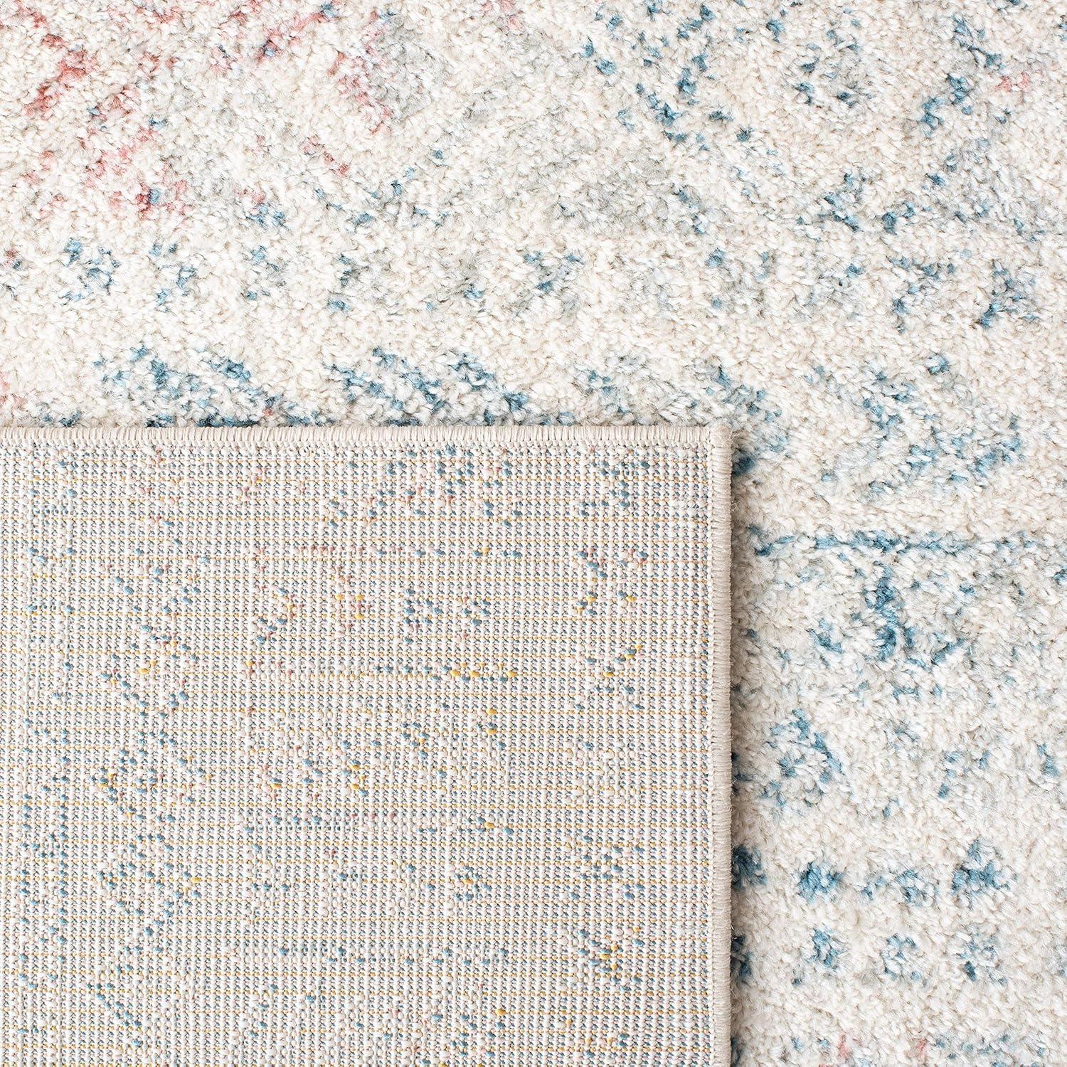 image:imageSAFAVIEH Tulum Collection Area Rug 53 x 76 Dark Grey amp Ivory Moroccan Boho Distressed Design NonShedding amp Easy to Clean Ideal for Living Room Bedroom Dining Space TUL263FIvoryTerracotta