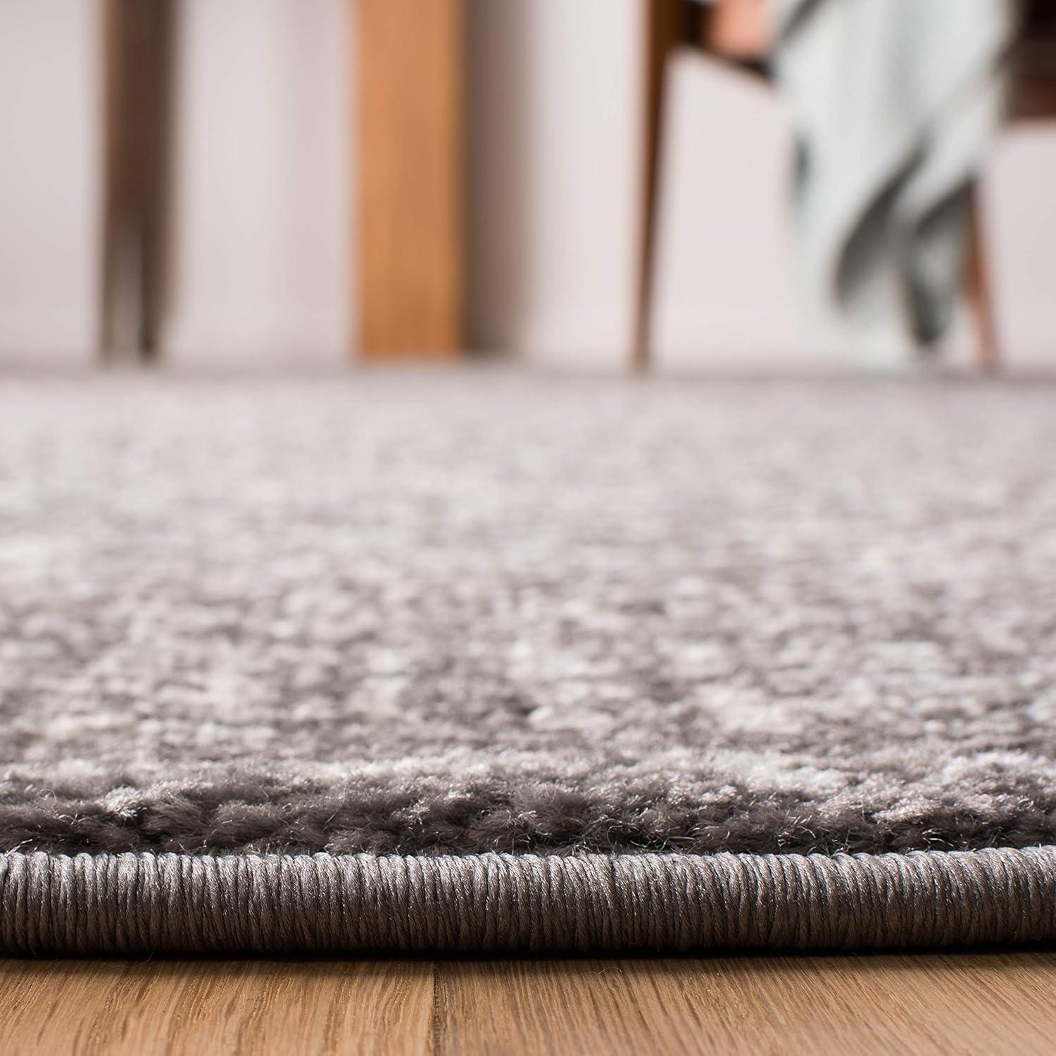 image:imageSAFAVIEH Tulum Collection Area Rug 53 x 76 Dark Grey amp Ivory Moroccan Boho Distressed Design NonShedding amp Easy to Clean Ideal for Living Room Bedroom Dining Space TUL263FDark GreyIvory
