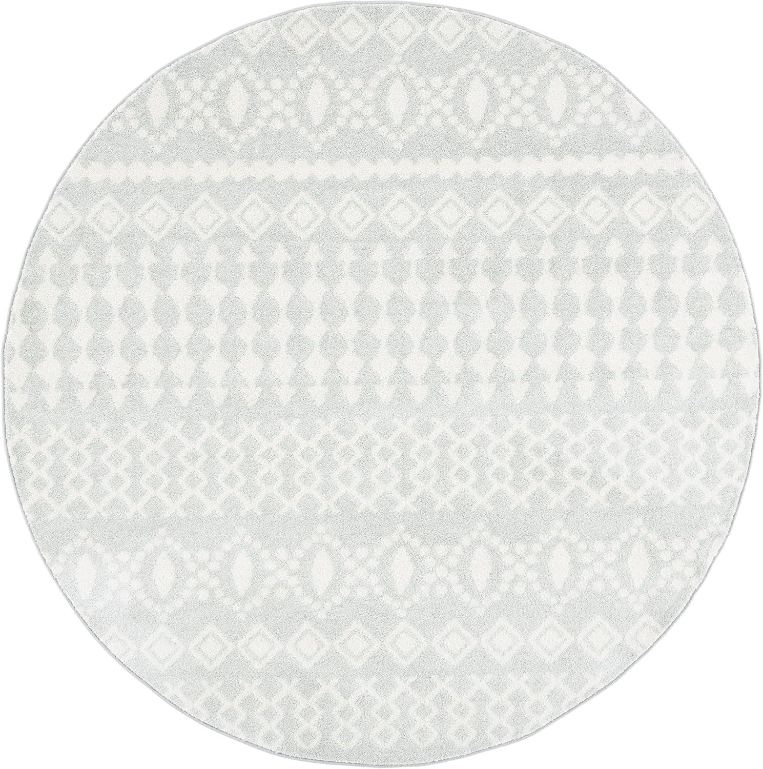 image:imageSAFAVIEH Tulum Collection Area Rug 53 x 76 Ivory amp Grey Moroccan Boho Distressed Design NonShedding amp Easy to Clean Ideal for Living Room Bedroom Dining Space TUL240ALight GreyIvory