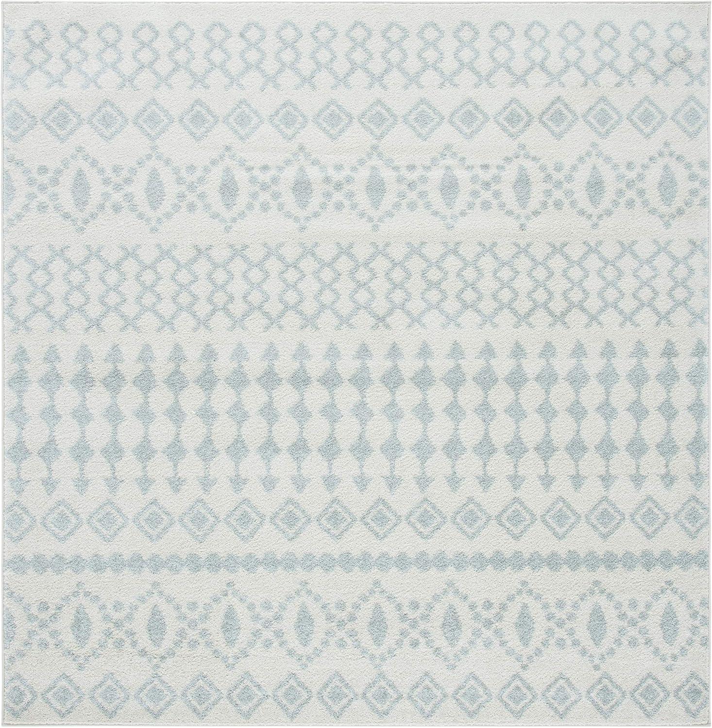 image:imageSAFAVIEH Tulum Collection Area Rug 53 x 76 Ivory amp Grey Moroccan Boho Distressed Design NonShedding amp Easy to Clean Ideal for Living Room Bedroom Dining Space TUL240AIvoryLight Grey