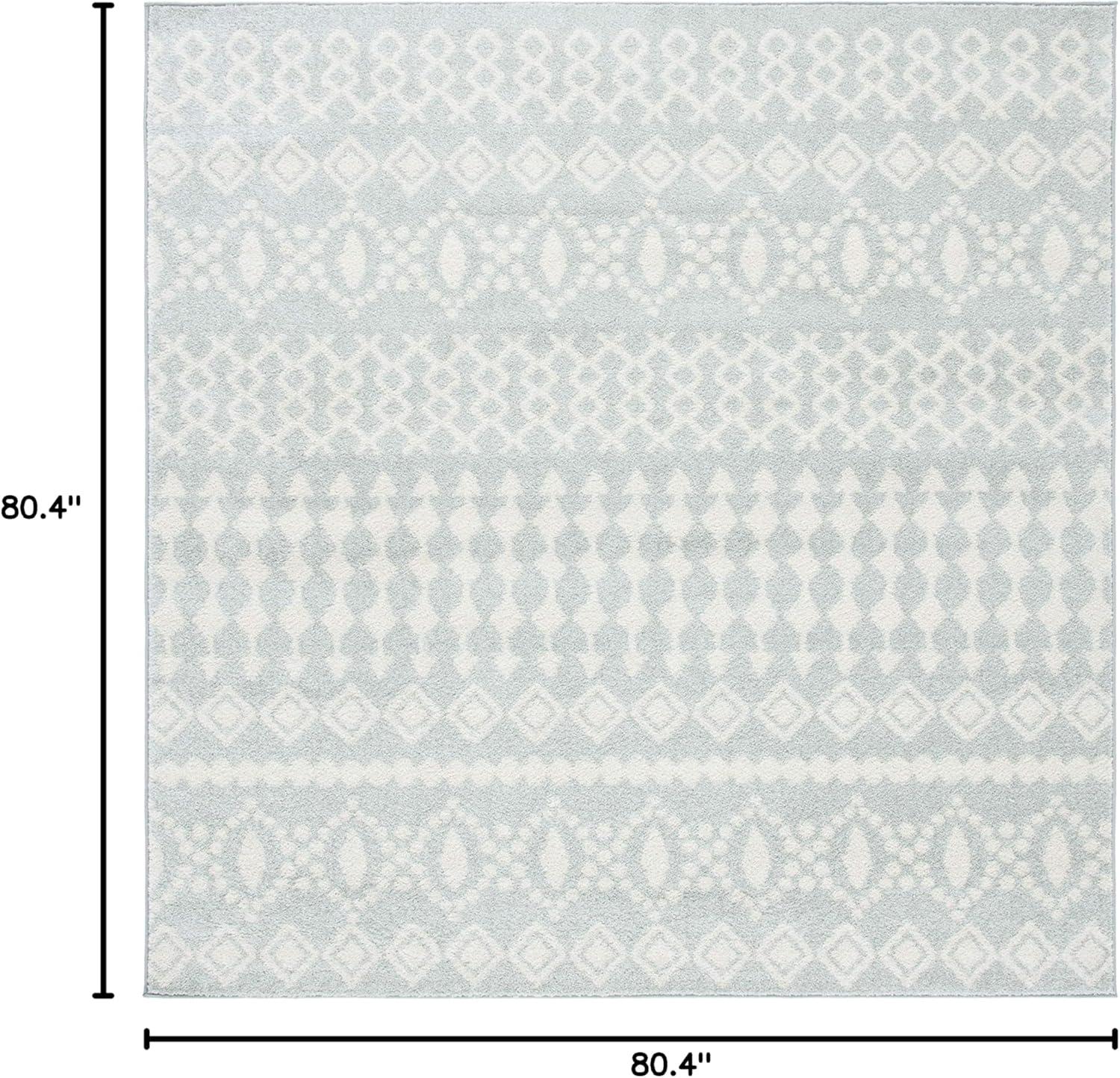 image:imageSAFAVIEH Tulum Collection Area Rug 53 x 76 Ivory amp Grey Moroccan Boho Distressed Design NonShedding amp Easy to Clean Ideal for Living Room Bedroom Dining Space TUL240ALight GreyIvory