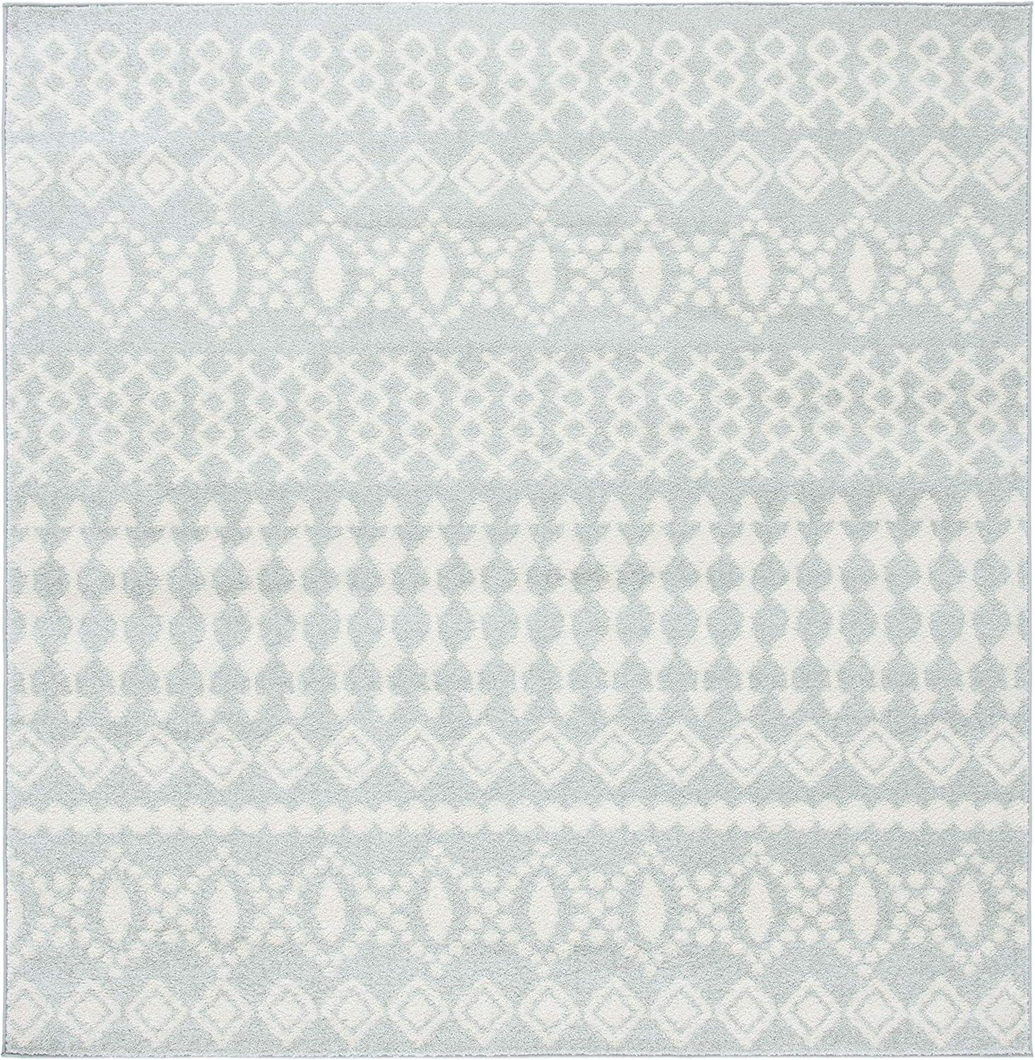 image:imageSAFAVIEH Tulum Collection Area Rug 53 x 76 Ivory amp Grey Moroccan Boho Distressed Design NonShedding amp Easy to Clean Ideal for Living Room Bedroom Dining Space TUL240ALight GreyIvory