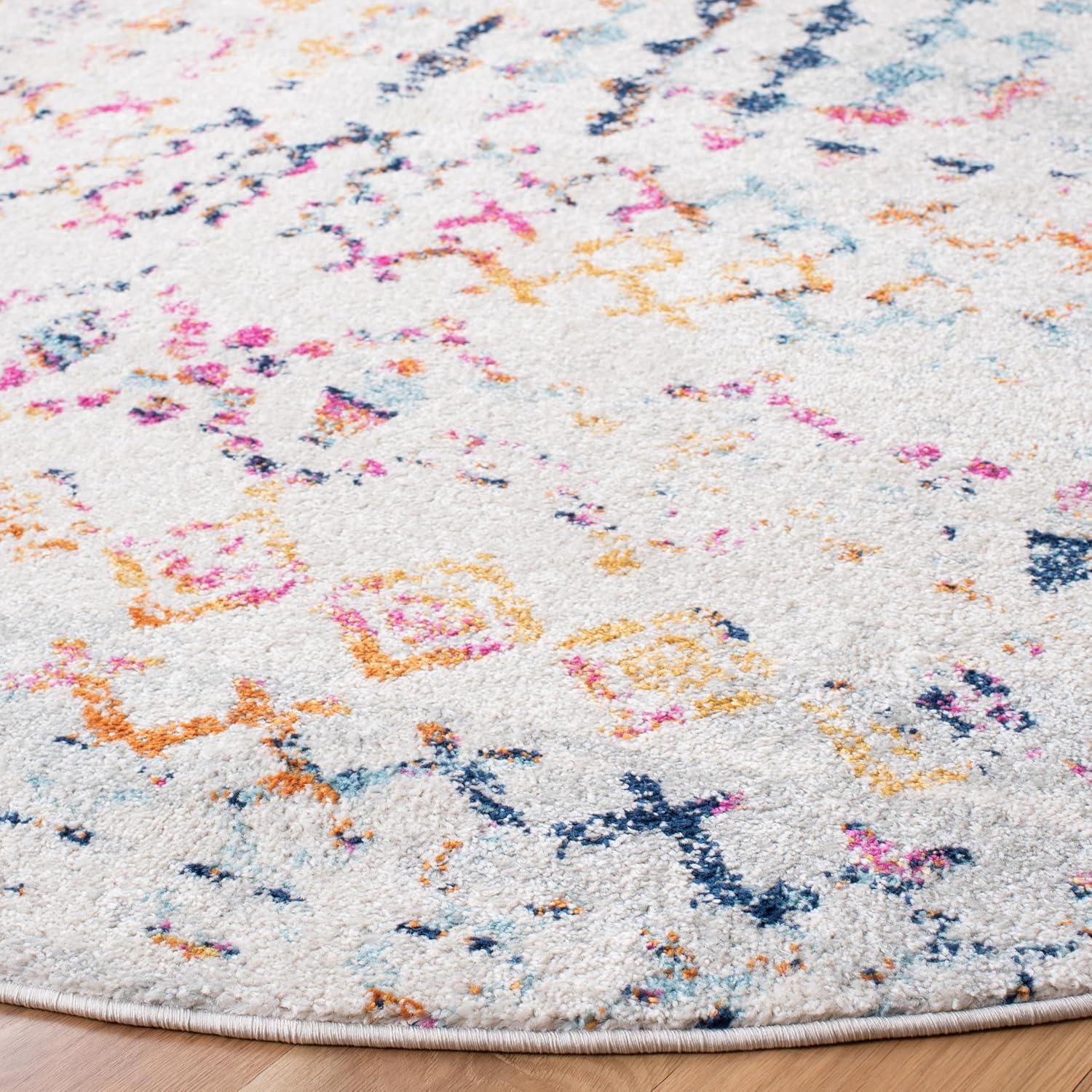 image:imageSAFAVIEH Tulum Collection Area Rug 53 x 76 Ivory amp Grey Moroccan Boho Distressed Design NonShedding amp Easy to Clean Ideal for Living Room Bedroom Dining Space TUL240AIvoryGold
