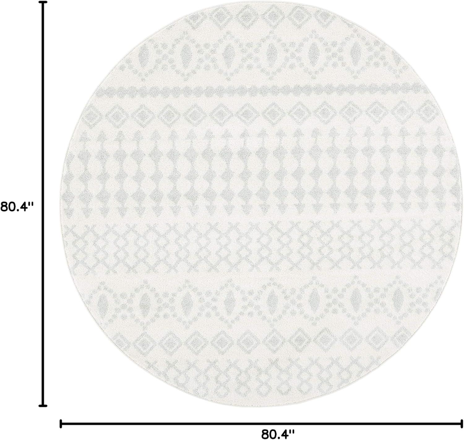 image:imageSAFAVIEH Tulum Collection Area Rug 53 x 76 Ivory amp Grey Moroccan Boho Distressed Design NonShedding amp Easy to Clean Ideal for Living Room Bedroom Dining Space TUL240AIvoryLight Grey