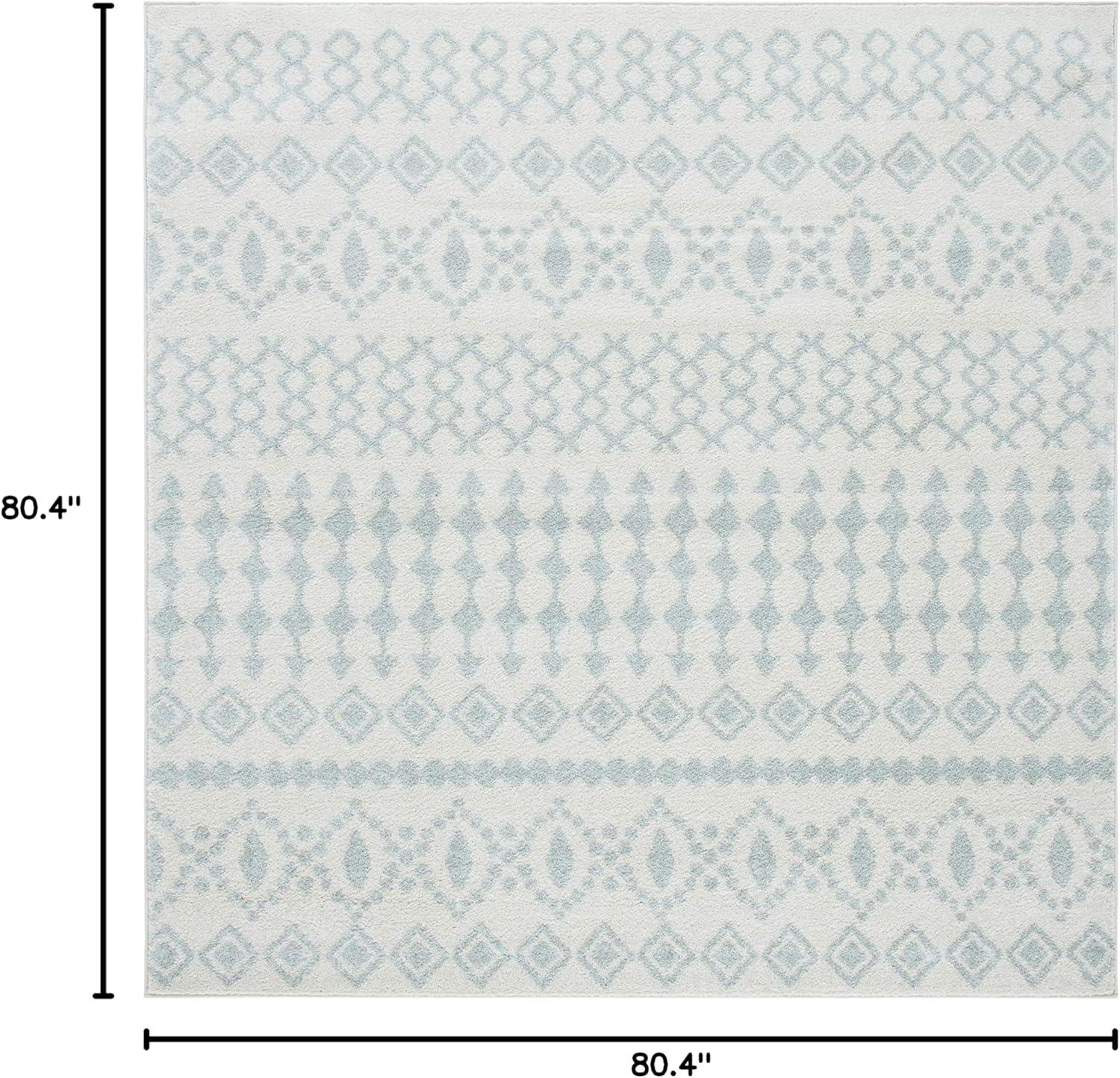 image:imageSAFAVIEH Tulum Collection Area Rug 53 x 76 Ivory amp Grey Moroccan Boho Distressed Design NonShedding amp Easy to Clean Ideal for Living Room Bedroom Dining Space TUL240AIvoryLight Grey