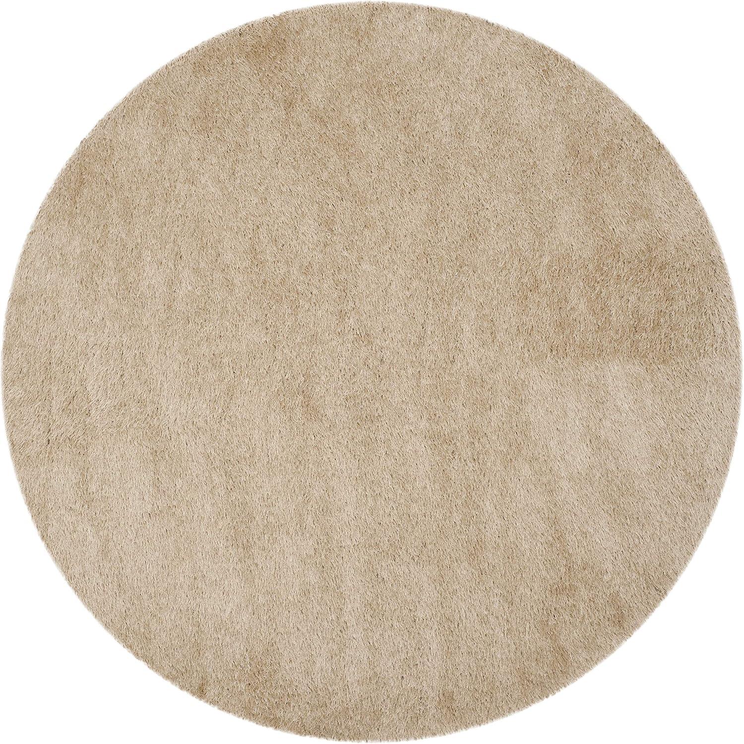 image:imageSAFAVIEH Venice Shag Collection Area Rug 5 x 7 Champagne Handmade Glam 3inch Thick Ideal for High Traffic Areas in Living Room Bedroom SG256CChampagne