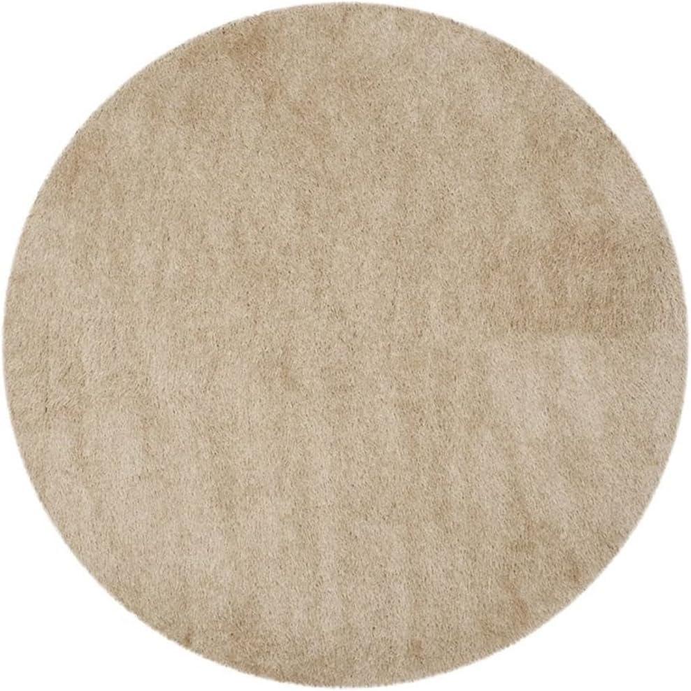 image:imageSAFAVIEH Venice Shag Collection Area Rug 5 x 7 Champagne Handmade Glam 3inch Thick Ideal for High Traffic Areas in Living Room Bedroom SG256CChampagne