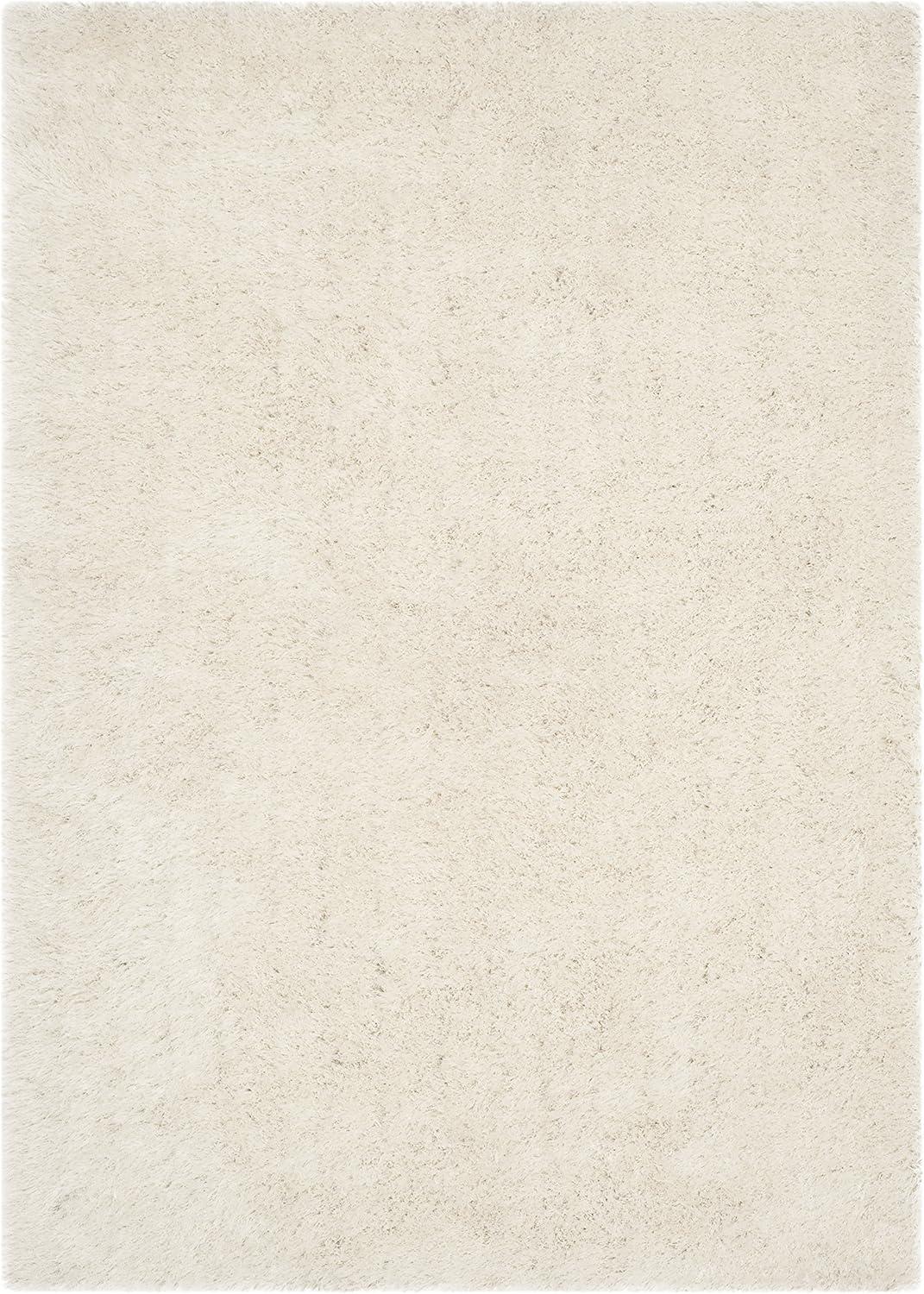 image:imageSAFAVIEH Venice Shag Collection Area Rug 5 x 7 Champagne Handmade Glam 3inch Thick Ideal for High Traffic Areas in Living Room Bedroom SG256CPearl