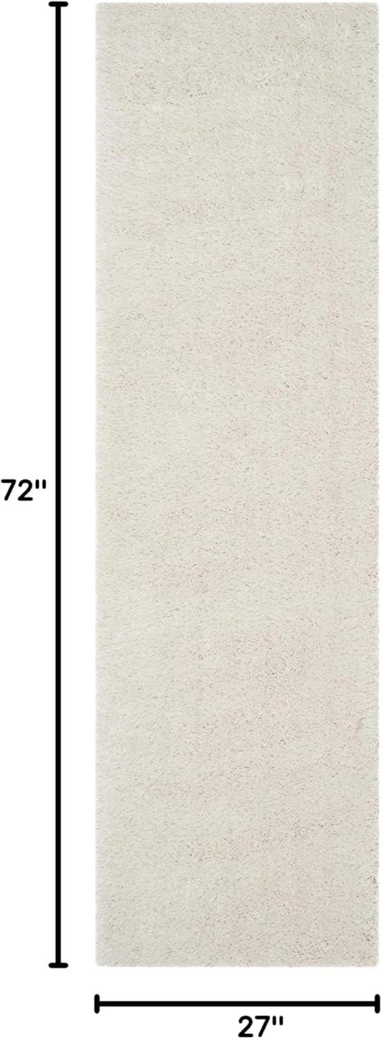 image:imageSAFAVIEH Venice Shag Collection Area Rug 5 x 7 Champagne Handmade Glam 3inch Thick Ideal for High Traffic Areas in Living Room Bedroom SG256CPearl