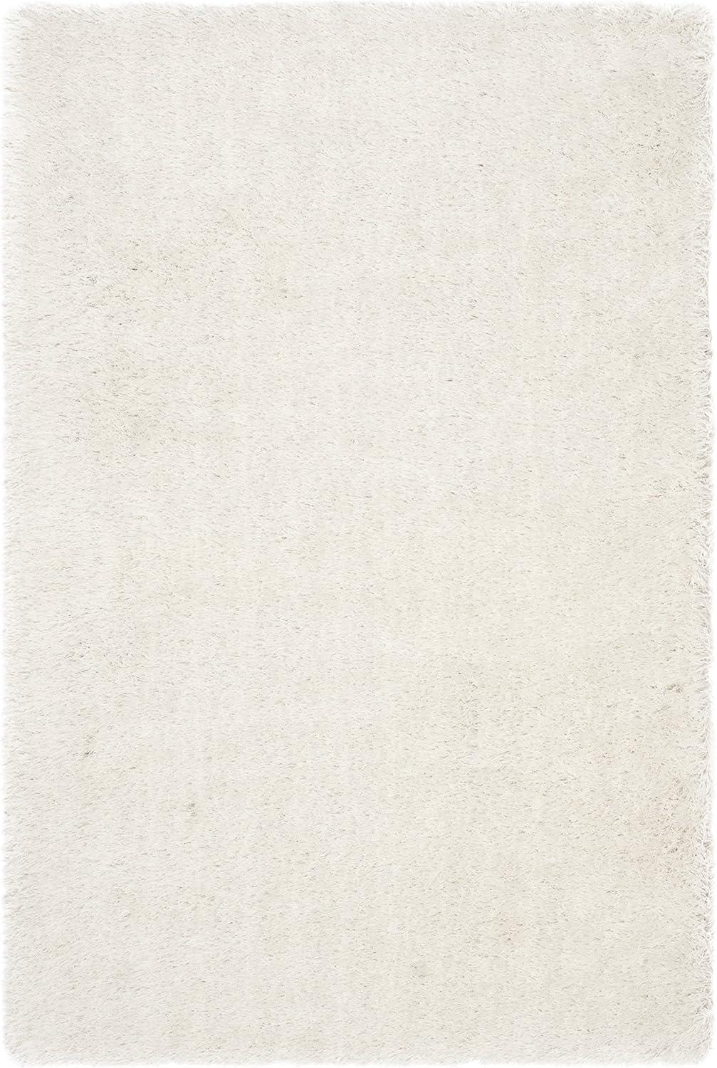 image:imageSAFAVIEH Venice Shag Collection Area Rug 5 x 7 Champagne Handmade Glam 3inch Thick Ideal for High Traffic Areas in Living Room Bedroom SG256CPearl