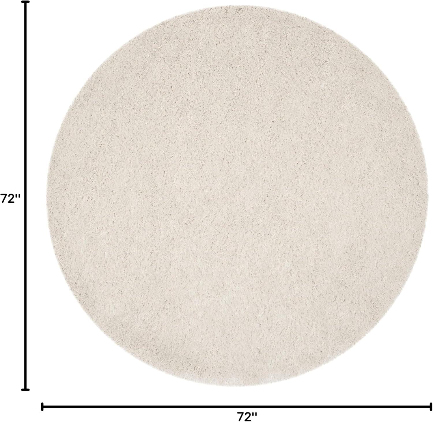 image:imageSAFAVIEH Venice Shag Collection Area Rug 5 x 7 Champagne Handmade Glam 3inch Thick Ideal for High Traffic Areas in Living Room Bedroom SG256CPearl