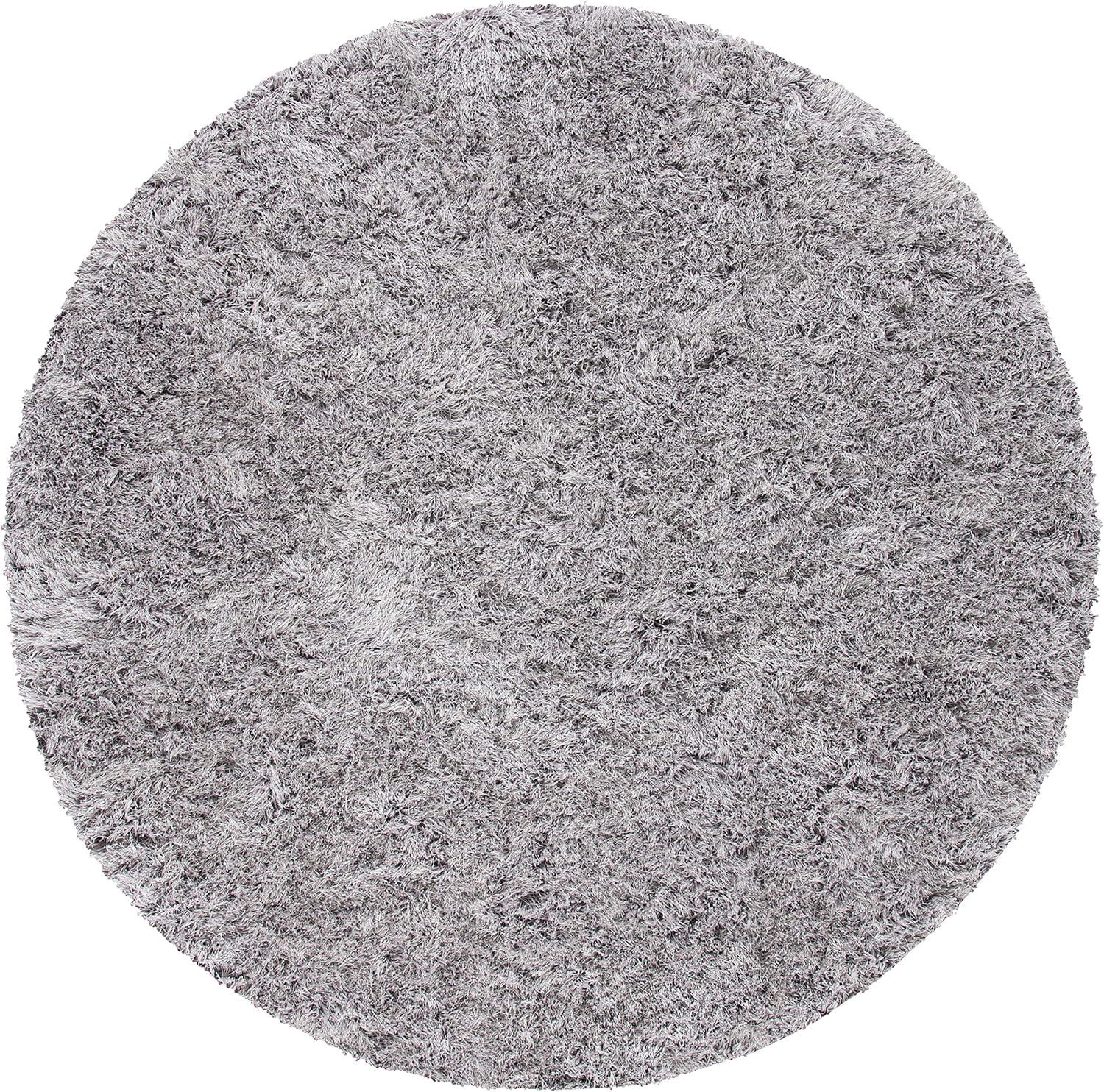 image:imageSAFAVIEH Venice Shag Collection Area Rug 5 x 7 Champagne Handmade Glam 3inch Thick Ideal for High Traffic Areas in Living Room Bedroom SG256CSilver