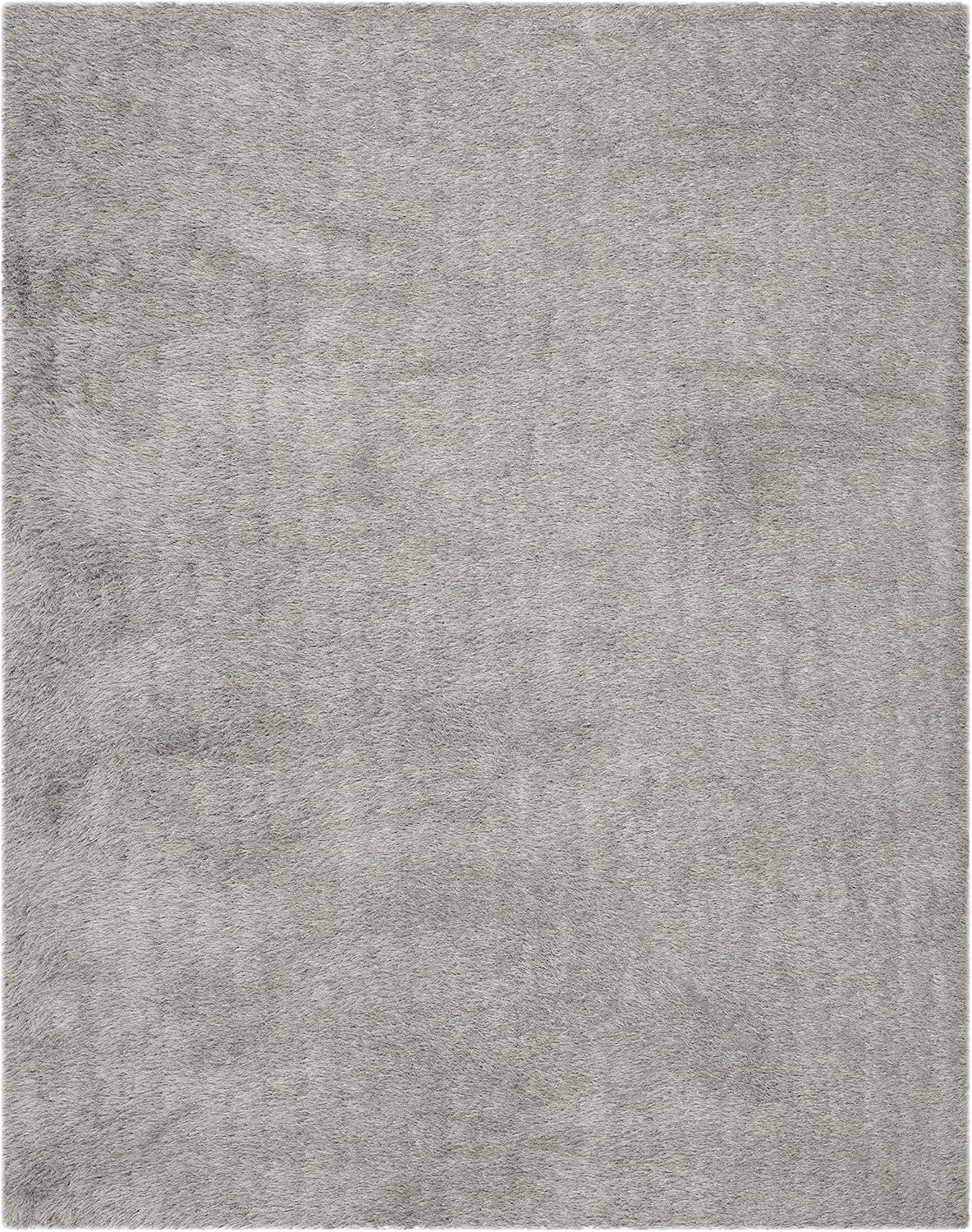 image:imageSAFAVIEH Venice Shag Collection Area Rug 5 x 7 Champagne Handmade Glam 3inch Thick Ideal for High Traffic Areas in Living Room Bedroom SG256CSilver