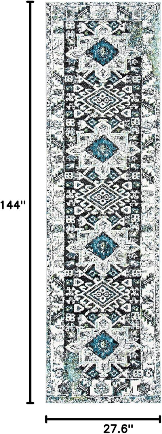 image:imageSAFAVIEH Vintage Hamadan Collection Area Rug 8 Round Red amp Multi Traditional Persian Design NonShedding amp Easy to Clean Ideal for Living Room Bedroom Dining Space VTH211ADark GreyIvory