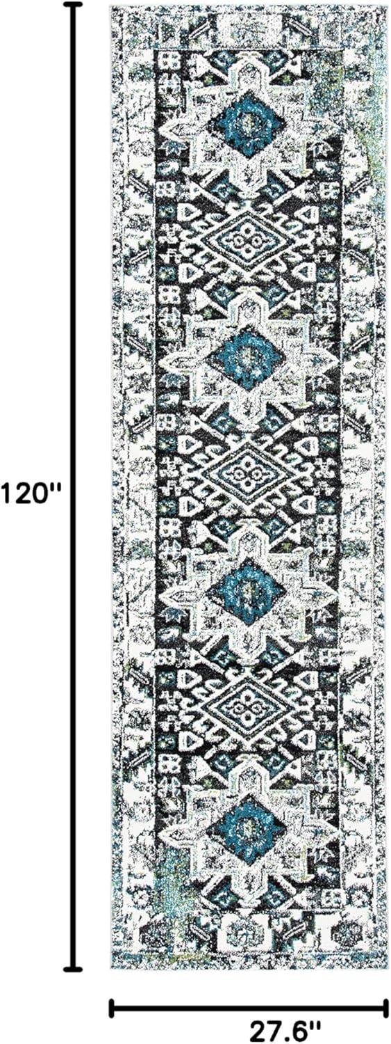 image:imageSAFAVIEH Vintage Hamadan Collection Area Rug 8 Round Red amp Multi Traditional Persian Design NonShedding amp Easy to Clean Ideal for Living Room Bedroom Dining Space VTH211ADark GreyIvory