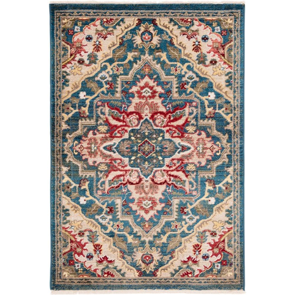 image:imageSAFAVIEH Area Rug 8x10 Kashan Collection Large Blue amp Beige Traditional Oriental Design NonShedding amp Easy Cleaning Ideal for Living Room Bedroom Office Dining Space KSN304BBlueBeige