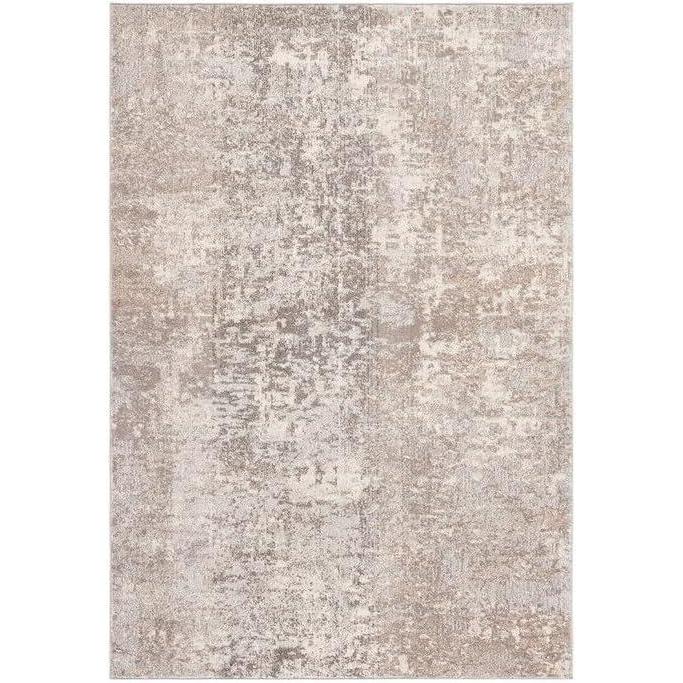 image:imageSAFAVIEH Area Rug 8x10 Madison Collection Large Grey amp Blue Modern Abstract Design NonShedding amp Easy Cleaning Ideal for Living Room Bedroom Office Dining Space MAD471FGreyBeige