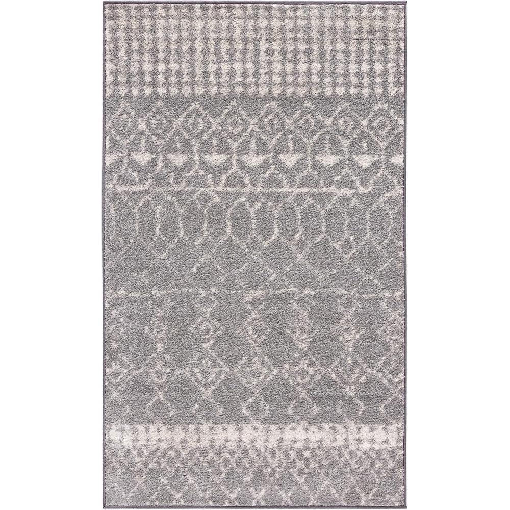 image:imageSAFAVIEH Area Rug 8x10  Tulum Collection  Large  Ivory amp Black Moroccan Boho Distressed Design NonShedding amp Easy Cleaning Ideal for Living Room Bedroom Office Dining Space TUL229BGreyIvory