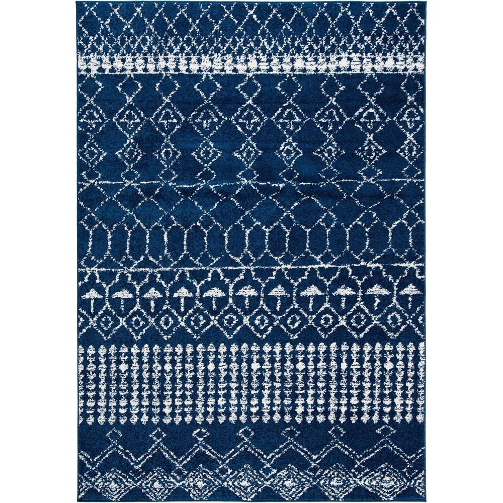 image:imageSAFAVIEH Area Rug 8x10 Tulum Collection Large Ivory amp Black Moroccan Boho Distressed Design NonShedding amp Easy Cleaning Ideal for Living Room Bedroom Office Dining Space TUL229BNavyIvory