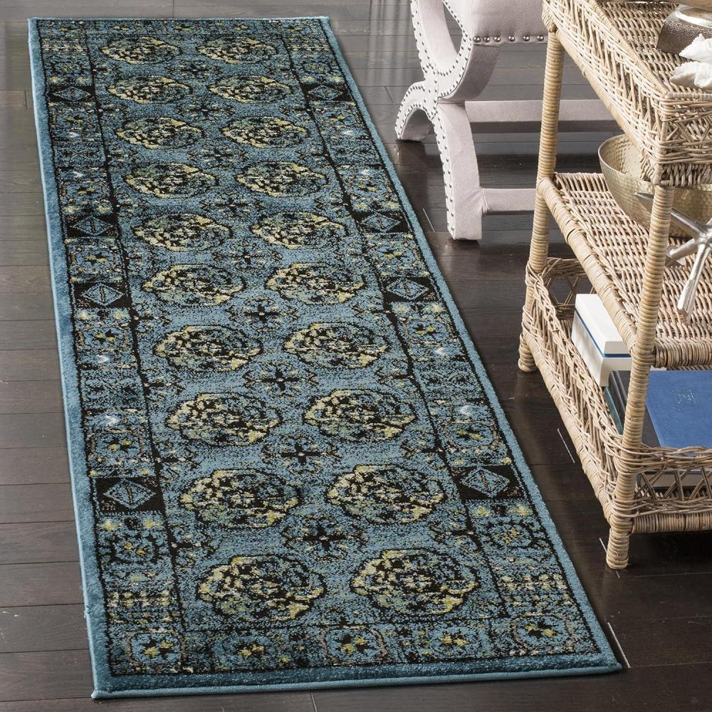 image:imageSAFAVIEH Area Rug 8x10 Vintage Hamadan Collection Large Blue amp Multi Oriental Traditional Persian Design NonShedding amp Easy Cleaning Ideal for Living Room Bedroom Dining Space VTH212DBlueMulti