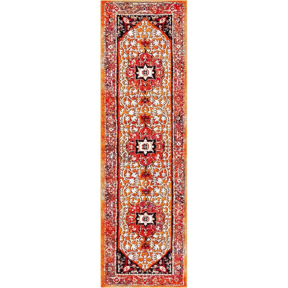 image:imageSAFAVIEH Area Rug 8x10 Vintage Hamadan Collection Large Red amp Orange Traditional Oriental Medallion Design NonShedding amp Easy Cleaning Ideal for Living Room Bedroom Dining Space VTH259PRedOrange