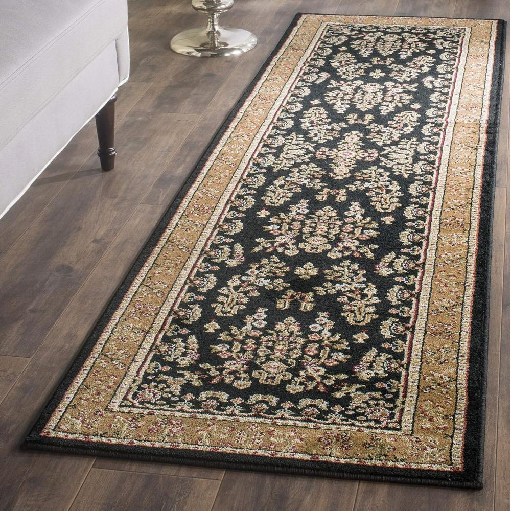 image:imageSAFAVIEH Area Rug 8x11 Lyndhurst Collection Large Ivory amp Rust Traditional Oriental Design NonShedding amp Easy to Clean Ideal for Living Room Bedroom Dining Space LNH331RBlackTan