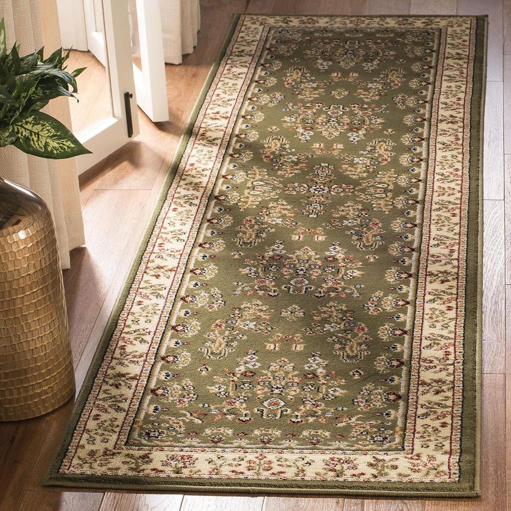 image:imageSAFAVIEH Area Rug 8x11  Lyndhurst Collection  Large  Ivory amp Rust Traditional Oriental Design NonShedding amp Easy to Clean Ideal for Living Room Bedroom Dining Space LNH331RSageIvory