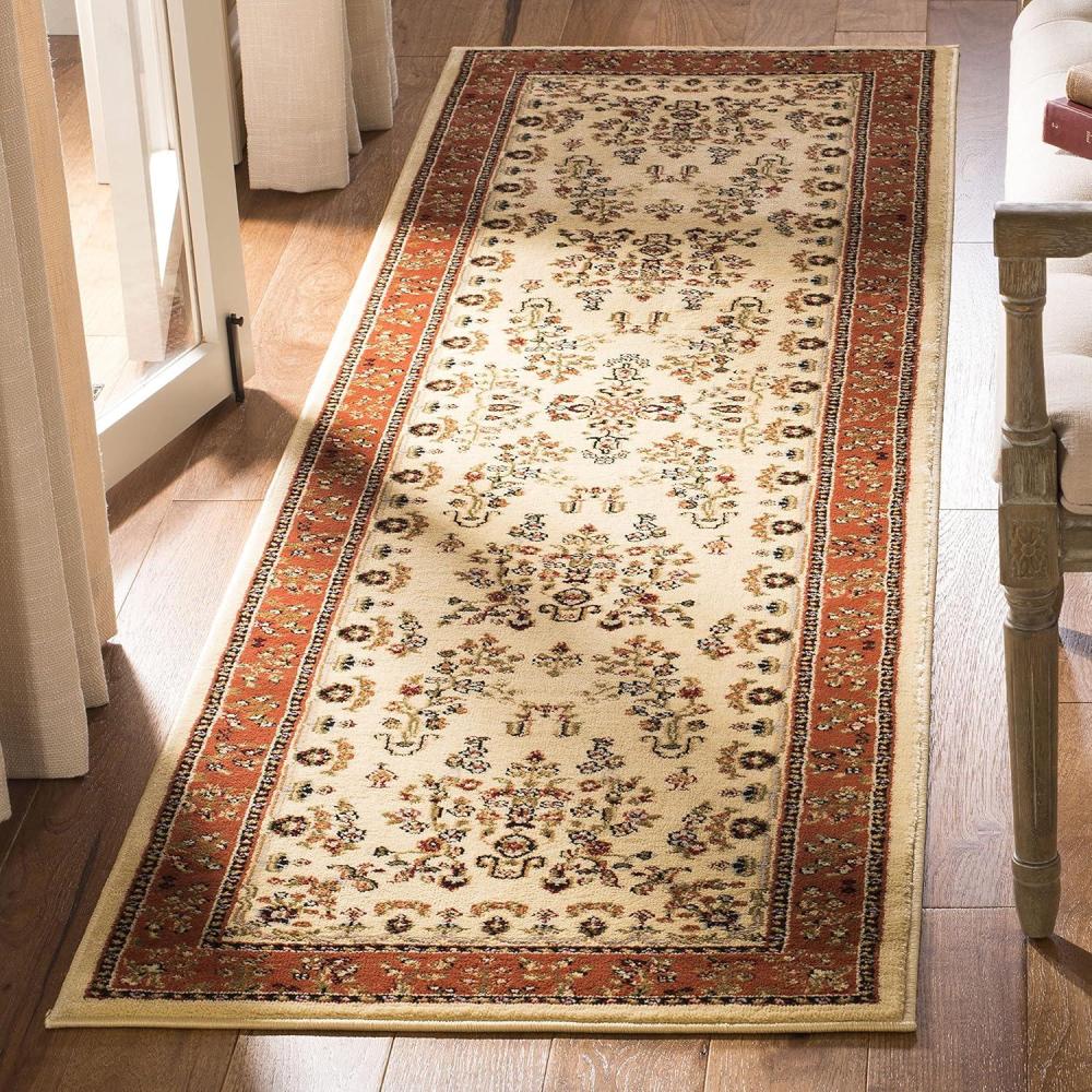 image:imageSAFAVIEH Area Rug 8x11 Lyndhurst Collection Large Ivory amp Rust Traditional Oriental Design NonShedding amp Easy to Clean Ideal for Living Room Bedroom Dining Space LNH331RIvoryRust