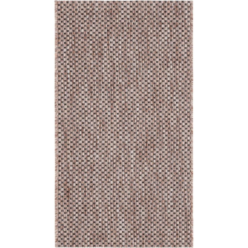 image:imageSAFAVIEH Courtyard Collection Area Rug 8 x 10 Natural amp Cream NonShedding amp Easy Care IndoorOutdoor amp WashableIdeal for Patio Backyard Mudroom CY852103012NaturalBlack
