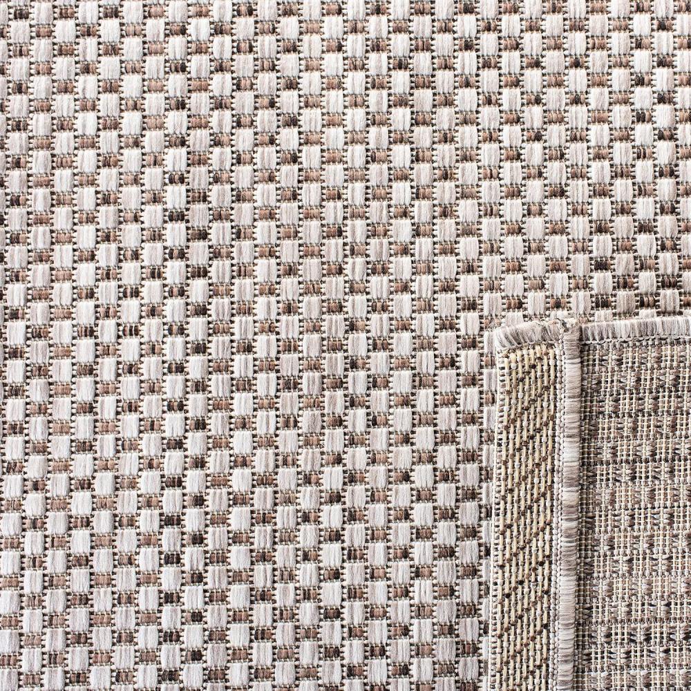 image:imageSAFAVIEH Courtyard Collection Area Rug 8 x 10 Natural amp Cream NonShedding amp Easy Care IndoorOutdoor amp WashableIdeal for Patio Backyard Mudroom CY852103012BeigeBrown