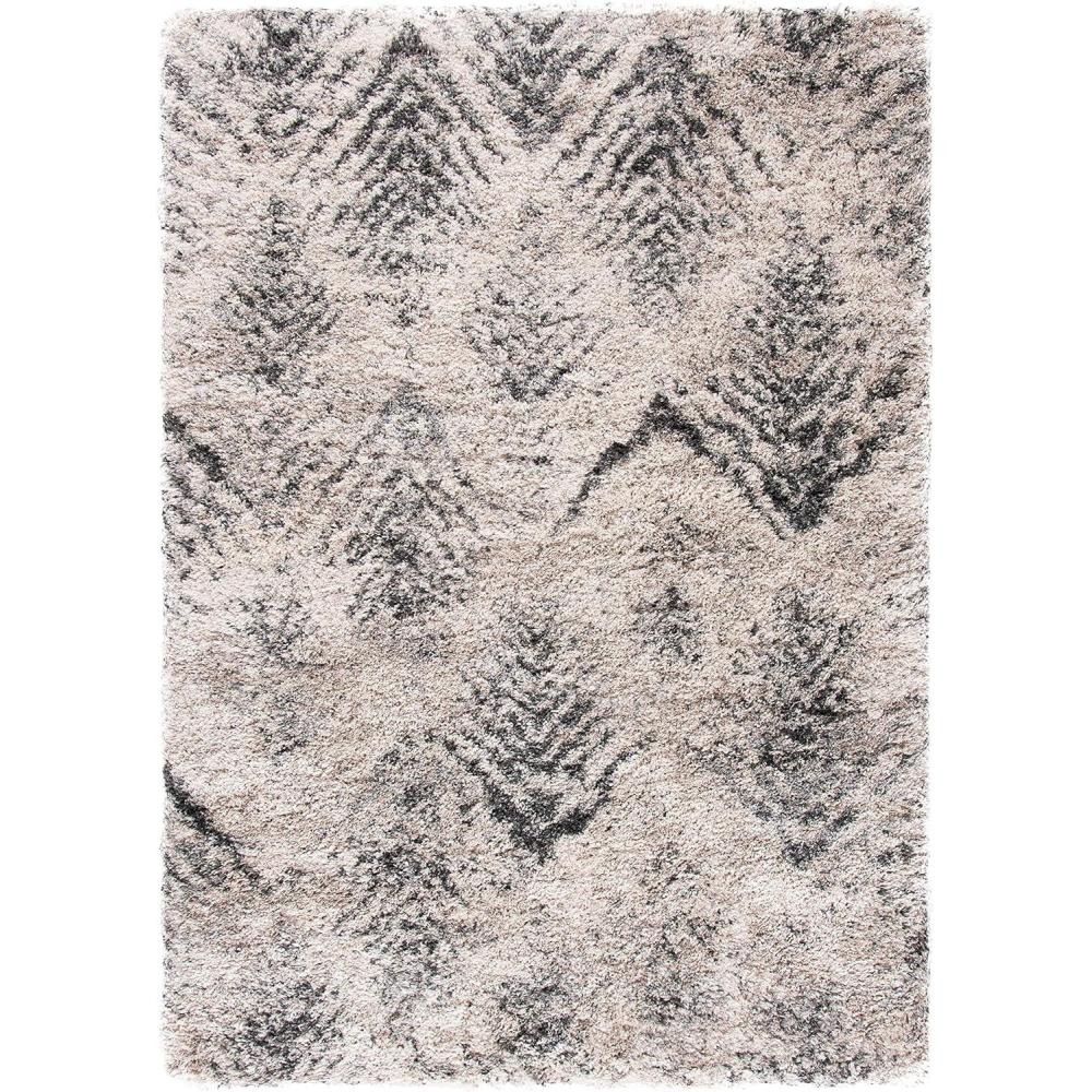 image:imageSAFAVIEH Iceland Shag Collection Accent Rug 4 x 6 Cream amp Grey Modern Design NonShedding amp Easy Care 25inch Thick Ideal for High Traffic Areas in Entryway Living Room Bedroom ISG514ACreamGrey