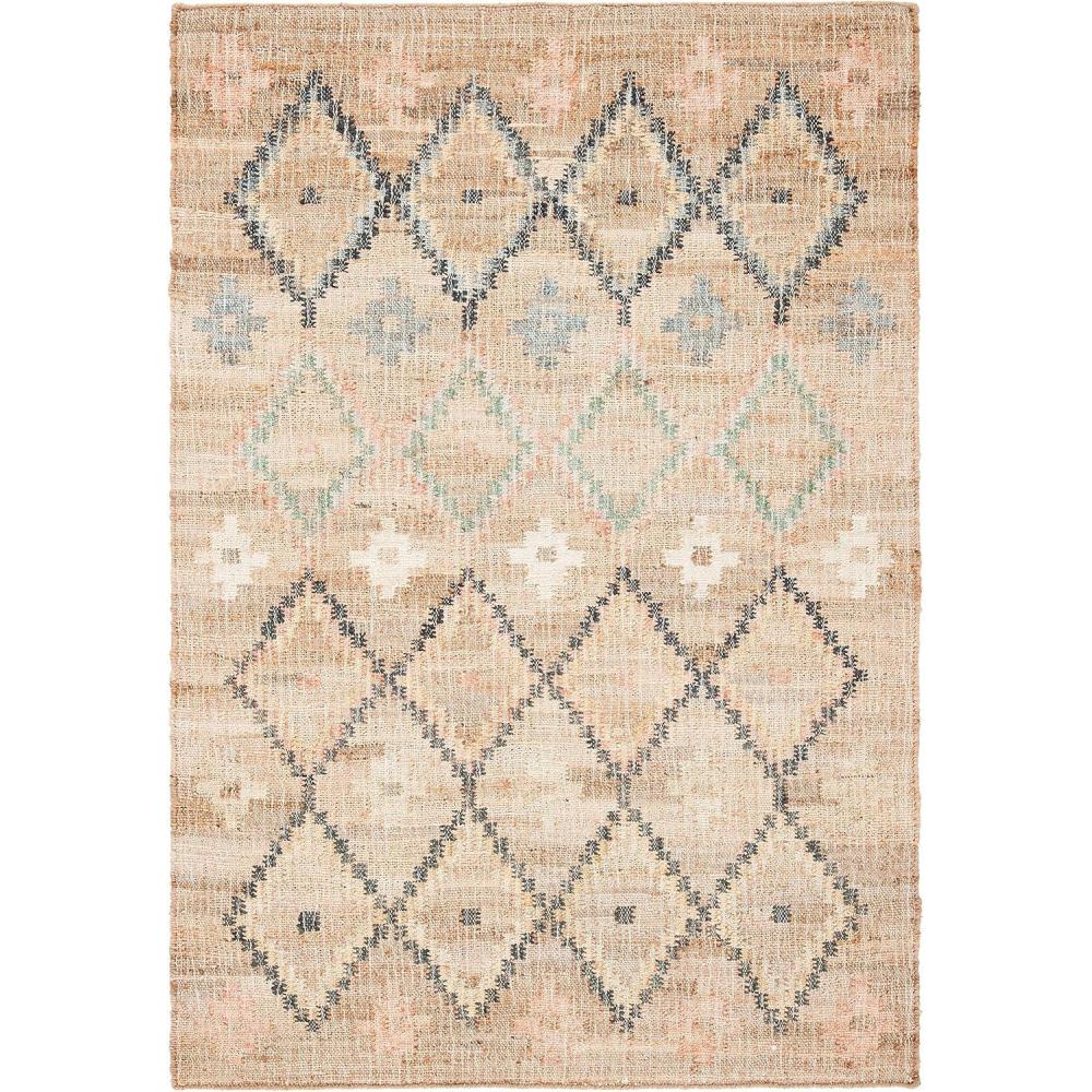 image:imageSAFAVIEH Kilim Collection Area Rug  5 x 8 Charcoal amp Gold Charcoal and Gold Wool Design Ideal for High Traffic Areas in Living Room Bedroom KLM753FNaturalBlue