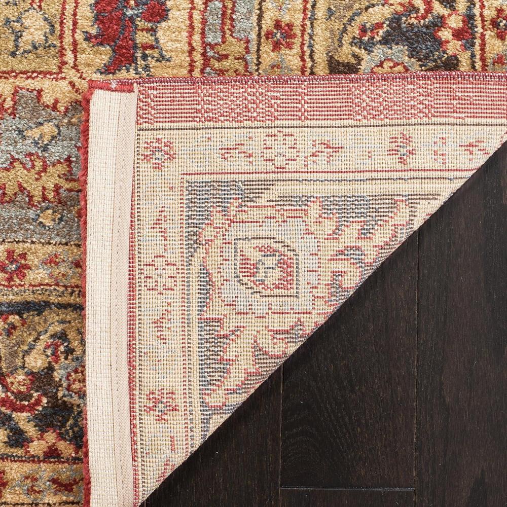 image:imageSAFAVIEH Mahal Collection Area Rug  8 x 10 Natural amp Navy Traditional Oriental Design NonShedding amp Easy Care Ideal for High Traffic Areas in Living Room Bedroom MAH625BNaturalNavy