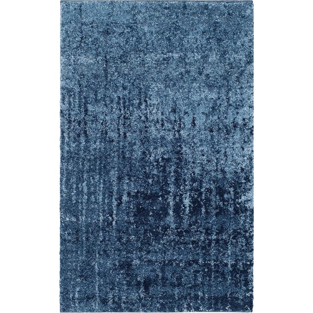 image:imageSAFAVIEH Retro Collection Area Rug 8 x 10 Black amp Light Grey Modern Abstract Design NonShedding amp Easy Care Ideal for High Traffic Areas in Living Room Bedroom RET27709079Light BlueBlue