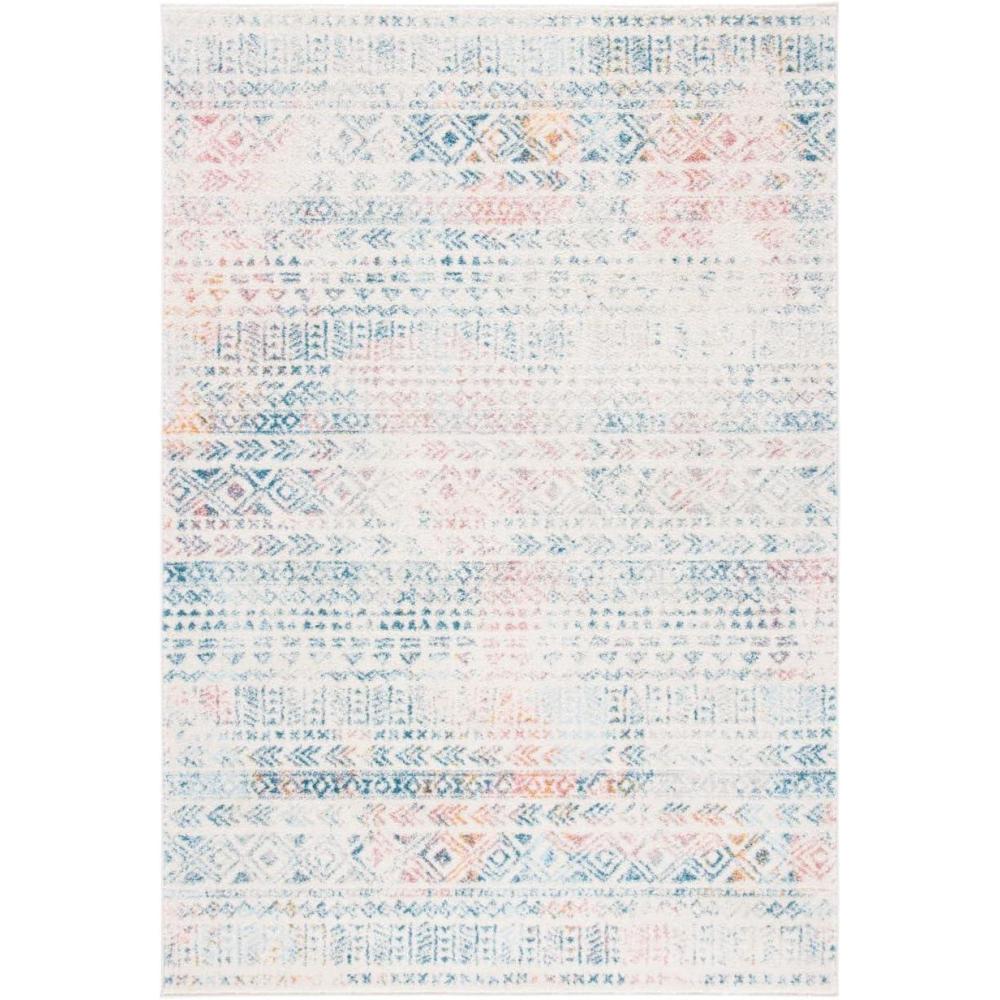 image:imageSAFAVIEH Tulum Collection Area Rug 53 x 76 Dark Grey amp Ivory Moroccan Boho Distressed Design NonShedding amp Easy to Clean Ideal for Living Room Bedroom Dining Space TUL263FIvoryTerracotta