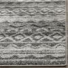 SAFAVIEH Adirondack Collection Area Rug – 5’1″ x 7’6″, Ivory & Charcoal, Moroccan Boho Distressed Design, Non-Shedding & Easy Care, Ideal for High Traffic Areas in Living Room, Bedroom (ADR119N)(Ivory/Charcoal)