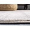 SAFAVIEH Adirondack Collection Area Rug – 5’1″ x 7’6″, Ivory & Charcoal, Moroccan Boho Distressed Design, Non-Shedding & Easy Care, Ideal for High Traffic Areas in Living Room, Bedroom (ADR119N)(Ivory/Silver)
