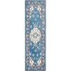 SAFAVIEH Antiquity Collection Area Rug – 5′ x 8′, Blue & Ivory, Handmade Traditional Oriental Wool, Ideal for High Traffic Areas in Living Room, Bedroom (AT520M)(Blue/Ivory)